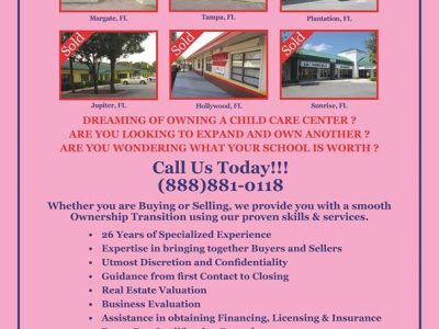 Recently Sold Child Care Centers